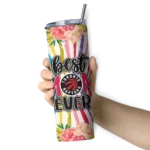 toronto raptors flower cluster skinny tumbler best selling 1.webp