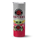 toronto raptors yoda smile red skinny tumbler best selling 1.webp
