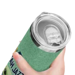 utah jazz yoda smile navy skinny tumbler best selling 1.webp