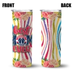 washington wizards flower cluster skinny tumbler best selling 1.webp