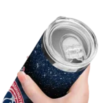 washington wizards radiant glitter blue skinny tumbler best selling 1.webp