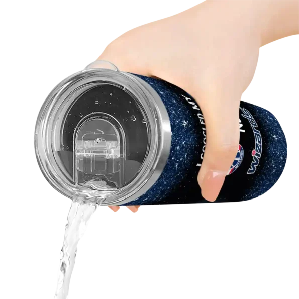 washington wizards radiant glitter blue skinny tumbler latest model.webp