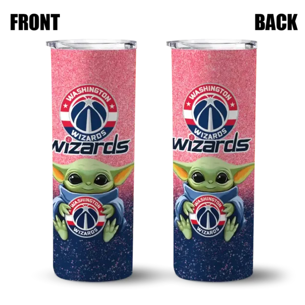 washington wizards yoda smile blue skinny tumbler fashion forward.webp