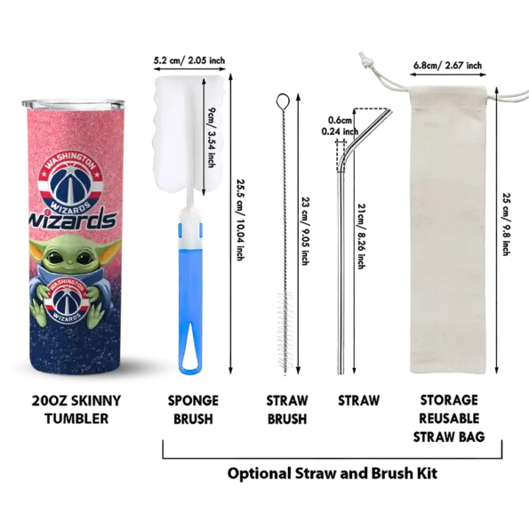 washington wizards yoda smile blue skinny tumbler new arrival.webp