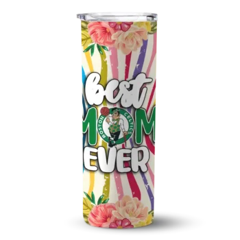 boston celtics flower cluster skinny tumbler best selling 1.webp
