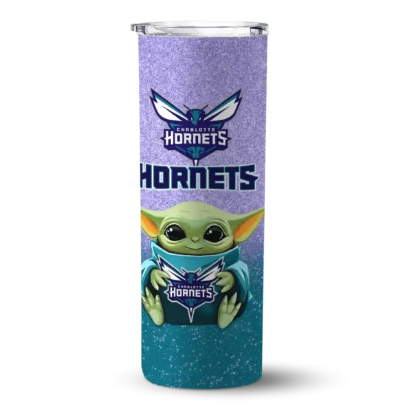 charlotte hornets yoda smile teal skinny tumbler best selling 1.webp