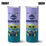 charlotte hornets yoda smile teal skinny tumbler best selling 1.webp