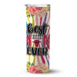 chicago bulls flower cluster skinny tumbler best selling 1.webp