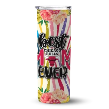 chicago bulls flower cluster skinny tumbler best selling 1.webp