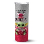 chicago bulls yoda smile red skinny tumbler best selling 1.webp