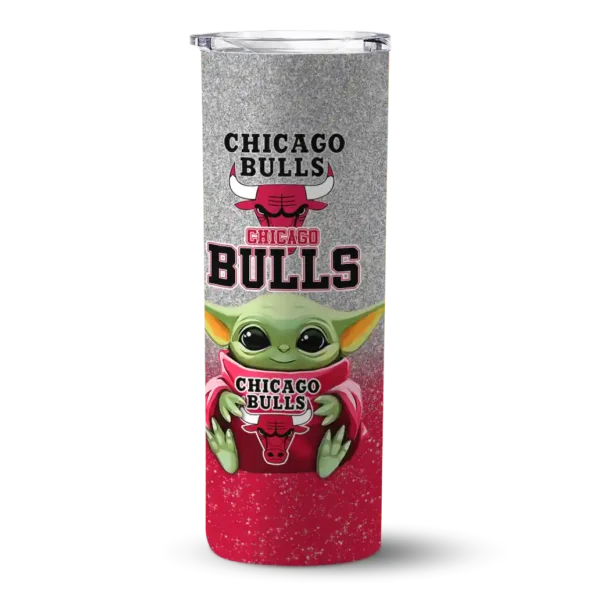chicago bulls yoda smile red skinny tumbler best selling 1.webp
