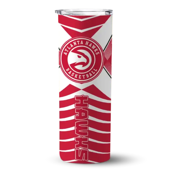 custom atlanta hawks camo texture red skinny tumbler best selling 1.webp