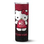 custom atlanta hawks hello kitty red black skinny tumbler best selling 1.webp