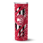 custom atlanta hawks star pop red black skinny tumbler best selling 1.webp