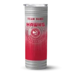 custom atlanta hawks swirl texture red skinny tumbler best selling 1.webp