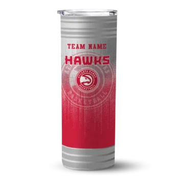 custom atlanta hawks swirl texture red skinny tumbler best selling 1.webp