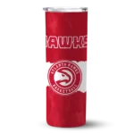 custom atlanta hawks torn band red white skinny tumbler best selling 1.webp