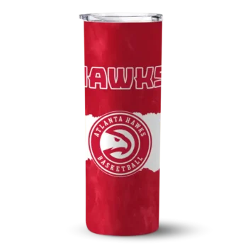 custom atlanta hawks torn band red white skinny tumbler best selling 1.webp