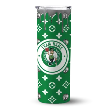 custom boston celtics camo streak green skinny tumbler best selling 1.webp