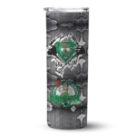 custom boston celtics chevron v green gray skinny tumbler best selling 1.webp