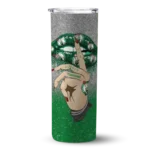 custom boston celtics sparkle lips green skinny tumbler best selling 1.webp