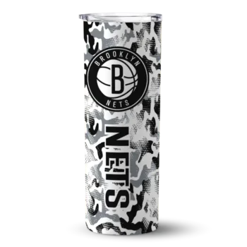 custom brooklyn nets claw marks black white skinny tumbler best selling 1.webp