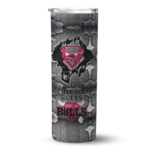 custom chicago bulls chevron v red gray skinny tumbler best selling 1.webp