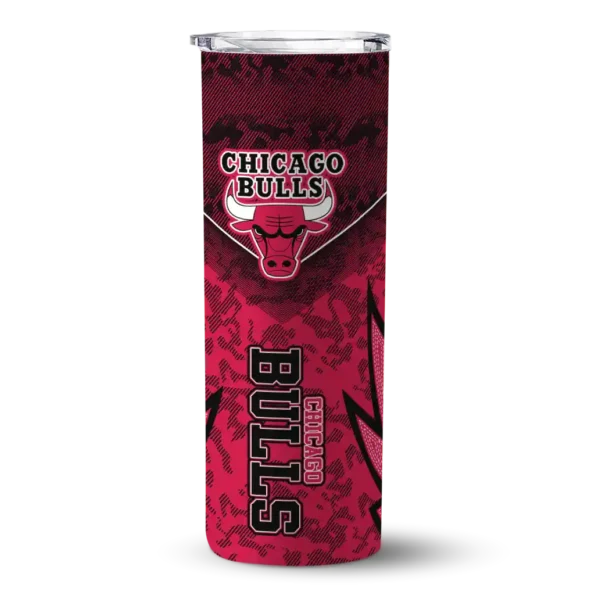 custom chicago bulls spiral burst print red skinny tumbler best selling 1.webp