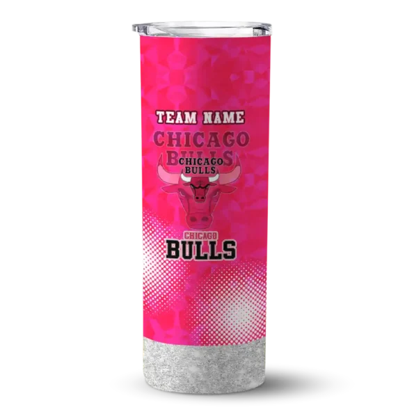 custom chicago bulls starburst tiles red skinny tumbler best selling 1.webp