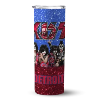 custom detroit pistons kiss band royal blue skinny tumbler best selling 1.webp