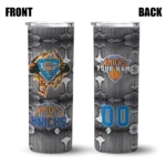 custom new york knicks chevron v blue gray skinny tumbler best selling 1.webp