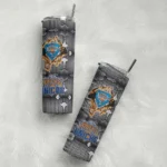 custom new york knicks chevron v blue gray skinny tumbler best selling 1.webp
