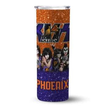 custom phoenix suns kiss band orange skinny tumbler best selling 1.webp