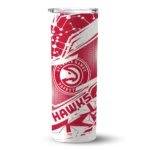customized atlanta hawks helmet clash red skinny tumbler best selling 1.webp