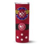 customized atlanta hawks star cluster red skinny tumbler best selling 1.webp