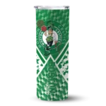 customized boston celtics monogram burst green white skinny tumbler best selling 1.webp
