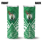 customized boston celtics monogram burst green white skinny tumbler best selling 1.webp