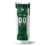 customized boston celtics stacked diamond green skinny tumbler best selling 1.webp