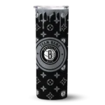 customized brooklyn nets camo streak black skinny tumbler best selling 1.webp
