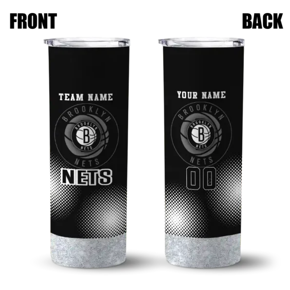 customized brooklyn nets starburst tiles black skinny tumbler fashion forward 1.webp
