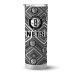 customized brooklyn nets zipper leopard black skinny tumbler best selling 1.webp