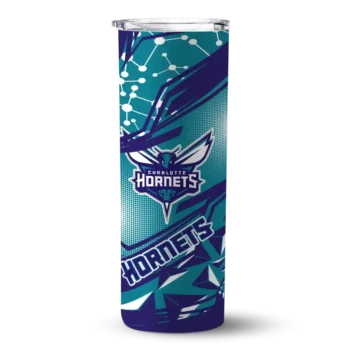 customized charlotte hornets helmet clash teal skinny tumbler best selling 1.webp