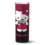 customized chicago bulls hello kitty red black skinny tumbler best selling 1.webp