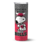 customized chicago bulls snoopy attitude red skinny tumbler best selling 1.webp