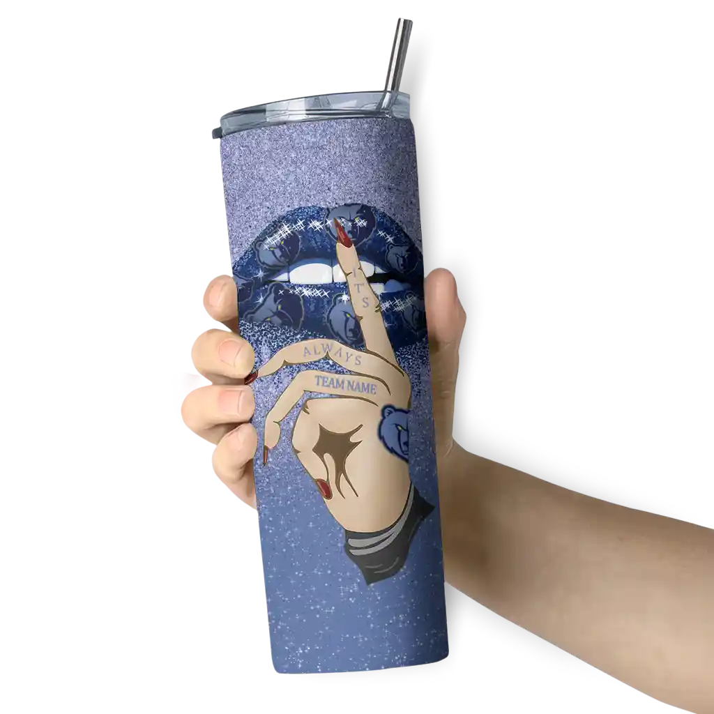 customized memphis grizzlies sparkle lips blue skinny tumbler premium grade.webp customized memphis grizzlies sparkle lips blue skinny tumbler premium grade.webp