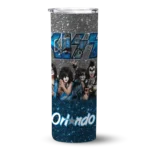 customized orlando magic kiss band black skinny tumbler best selling 1.webp