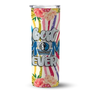 dallas mavericks flower cluster skinny tumbler best selling 1.webp