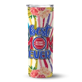 detroit pistons flower cluster skinny tumbler best selling 1.webp