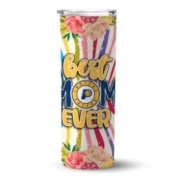 indiana pacers flower cluster skinny tumbler best selling 1.webp