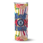 los angeles clippers flower cluster skinny tumbler best selling 1.webp